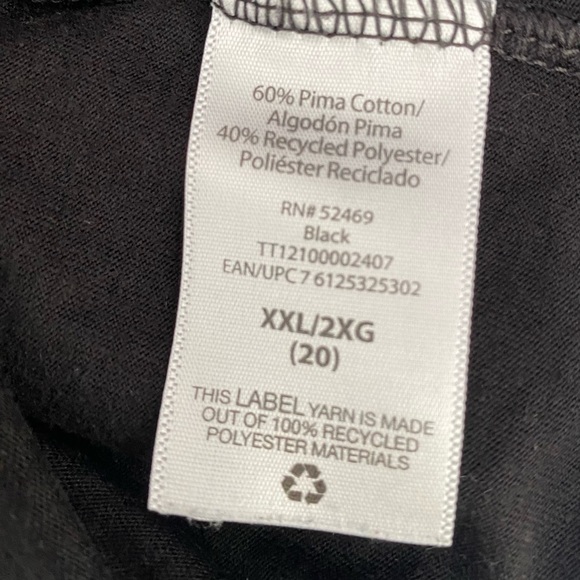 Black V-Neck T-Shirt Time And Tru - Picture 4 of 8